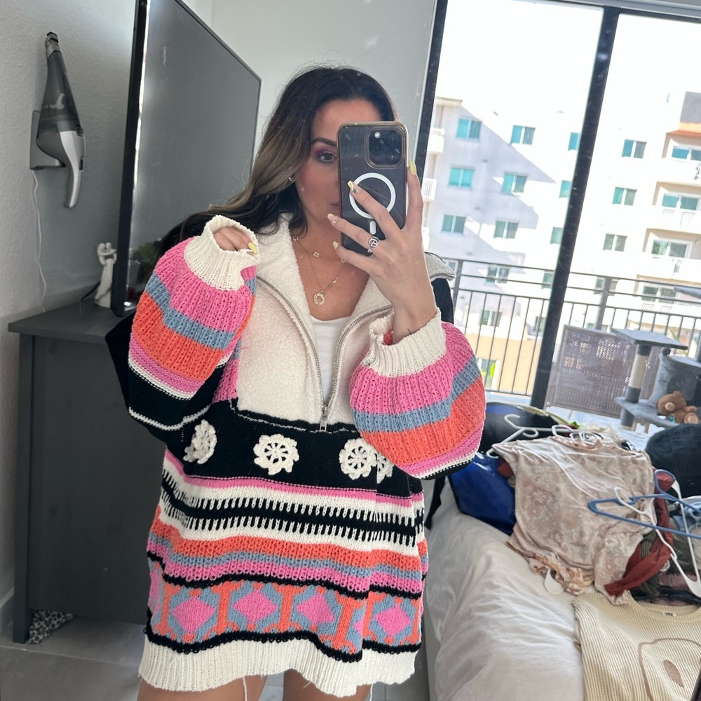 REVOLVE Multicolor Patterned Sweater - Picture 4 of 6